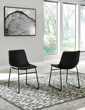 Furniture City Houma - Ashley Furniture - Centiar Dining Chair (Set of 2) - Dining Chair (Set of 2) / Black - D372-06X2