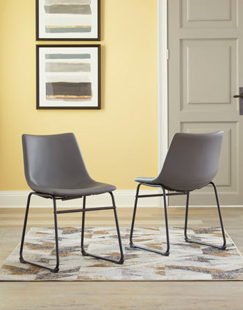 Furniture City Houma - Ashley Furniture - Centiar Dining Chair (Set of 2) - Dining Chair (Set of 2) / Gray - D372-08X2