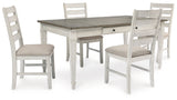 Furniture City Houma - Ashley Furniture - Skempton Dining Table and 4 Chairs - Dining Table and 4 Chairs - D394D4