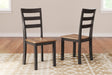 Furniture City Houma - Ashley Furniture - Gesthaven Dining Chair (Set of 2) - Dining Chair (Set of 2) / Natural/Brown - D396-01X2