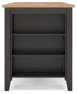 Gesthaven Counter Height Dining Table and 2 Barstools