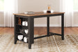 Furniture City Houma - Ashley Furniture - Gesthaven Counter Height Dining Table - RECT Dining Room Counter Table / Natural/Green - D401-13