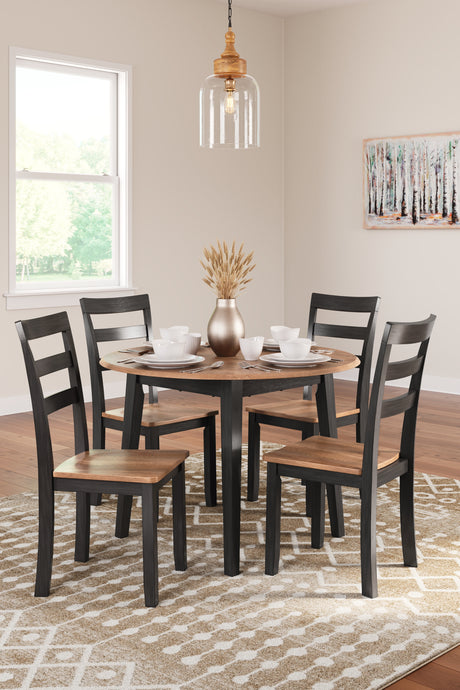 Furniture City Houma - Ashley Furniture - Gesthaven Dining Table and 4 Chairs - Dining Table and 4 Chairs - D396D1