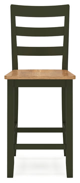 Gesthaven Counter Height Dining Table and 2 Barstools