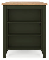 Gesthaven Counter Height Dining Table and 2 Barstools