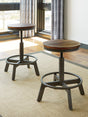 Furniture City Houma - Ashley Furniture - Torjin Counter Height Stool (Set of 2) - Counter Height Stool (Set of 2) / Brown/Gray - D440-024X2