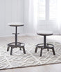 Furniture City Houma - Ashley Furniture - Torjin Counter Height Stool (Set of 2) - Counter Height Stool (Set of 2) / Vintage White - D440-224X2