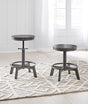 Furniture City Houma - Ashley Furniture - Torjin Counter Height Stool (Set of 2) - Counter Height Stool (Set of 2) / Gray - D440-324X2