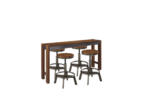 Furniture City Houma - Ashley Furniture - Torjin Counter Height Dining Table with 4 Barstools - Counter Height Dining Table with 4 Barstools - D440D2