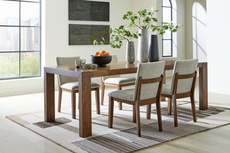 Furniture City Houma - Ashley Furniture - Kraeburn Dining Table and 4 Chairs - Dining Table and 4 Chairs / Brown - D496D1
