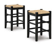 Furniture City Houma - Ashley Furniture - Mirimyn Dining Room - Bar Height Bar Stool (Set of 2) / White - D508-230X2