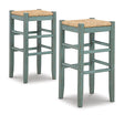 Furniture City Houma - Ashley Furniture - Mirimyn Bar Height Bar Stool (Set of 2) - Bar Height Bar Stool (Set of 2) / Teal - D508-330X2