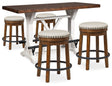 Furniture City Houma - Ashley Furniture - Valebeck Counter Height Table and 4 Stools - Counter Height Table and 4 Stools - D546D8