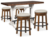 Furniture City Houma - Ashley Furniture - Valebeck Counter Height Table and 4 Stools - Counter Height Table and 4 Stools - D546D8