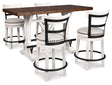 Furniture City Houma - Ashley Furniture - Valebeck Counter Height Dining Table and 4 Barstools - Counter Height Dining Table and 4 Barstools - D546D4