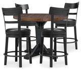 Furniture City Houma - Ashley Furniture - Valebeck Counter Height Table and 4 Barstools - Counter Height Table and 4 Barstools - D546D25