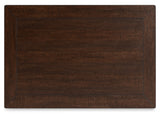 Valebeck Counter Height Dining Table and 6 Barstools