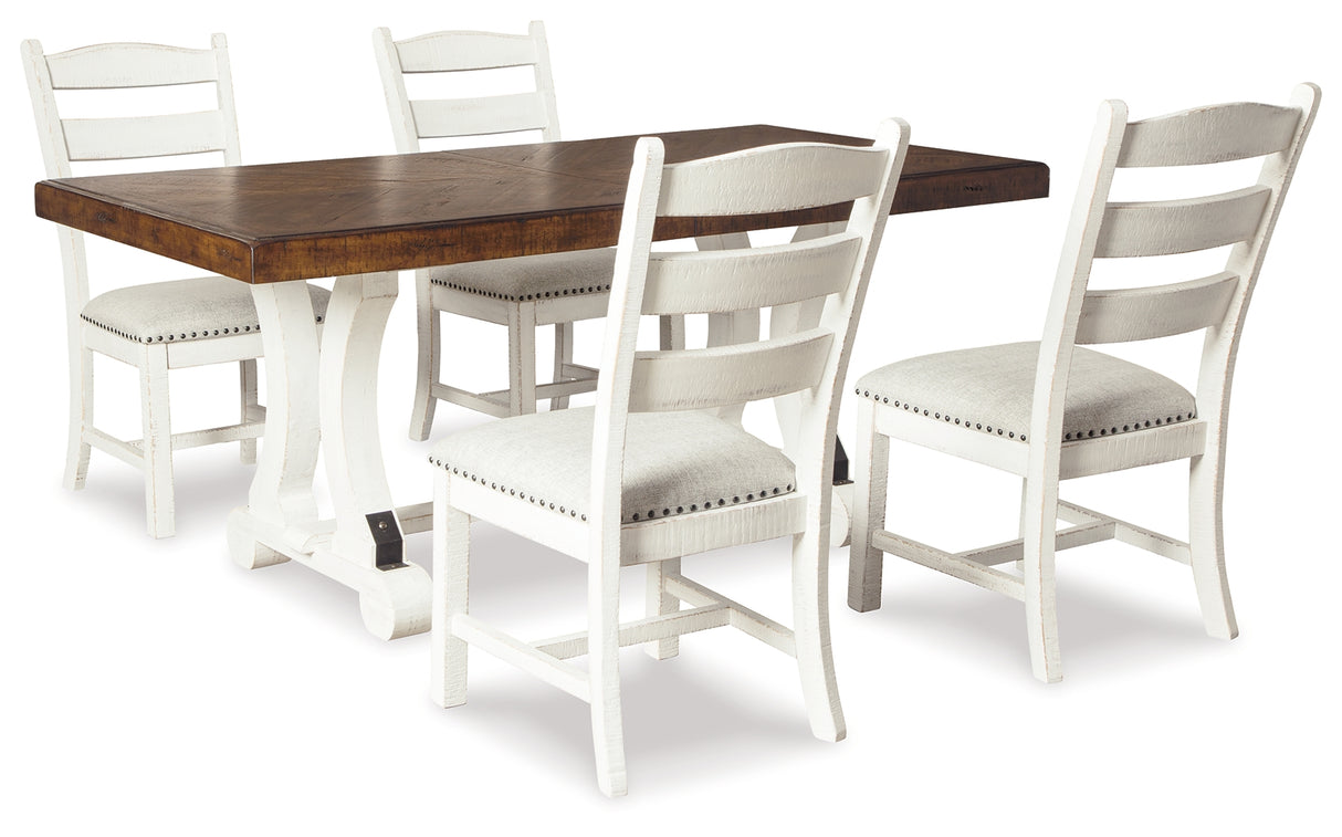 Furniture City Houma - Ashley Furniture - Valebeck Dining Table and 4 Chairs - Dining Table and 4 Chairs - D546D2