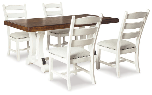 Furniture City Houma - Ashley Furniture - Valebeck Dining Table and 4 Chairs - Dining Table and 4 Chairs - D546D2