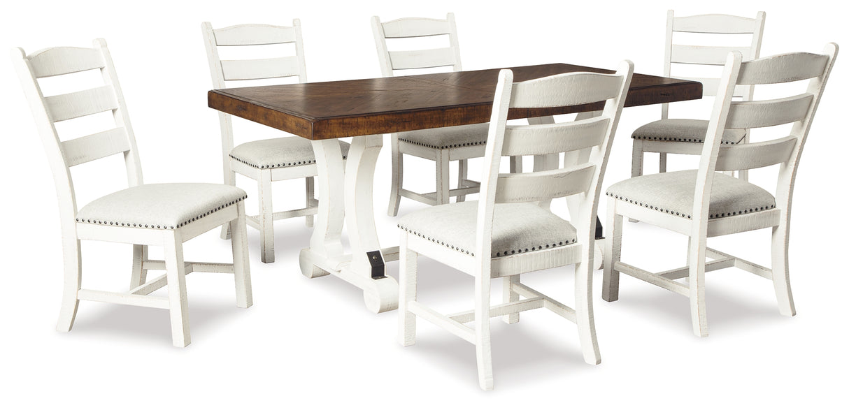 Furniture City Houma - Ashley Furniture - Valebeck Dining Table and 6 Chairs - Dining Table and 6 Chairs - D546D6