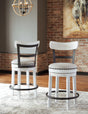Furniture City Houma - Ashley Furniture - Valebeck Counter Height Barstool (Set of 2) - Counter Height Barstool (Set of 2) / Multi - D546-524X2