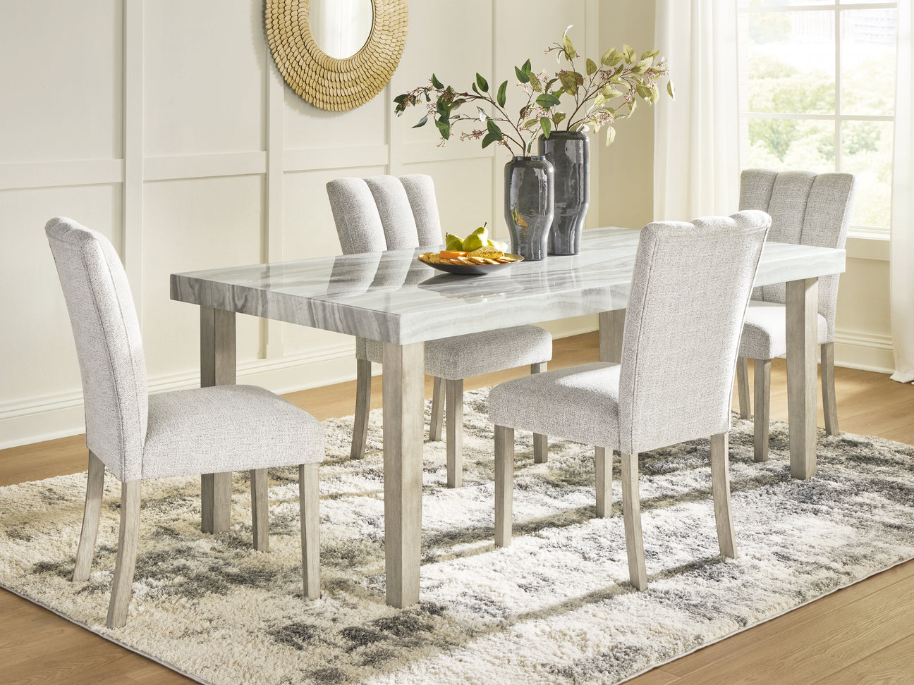 Furniture City Houma - Ashley Furniture - Larawyn Dining Table and 4 Chairs - Dining Table and 4 Chairs - PCD575D1