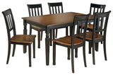 Furniture City Houma - Ashley Furniture - Owingsville Dining Table and 6 Chairs - Dining Table and 6 Chairs - D580D13
