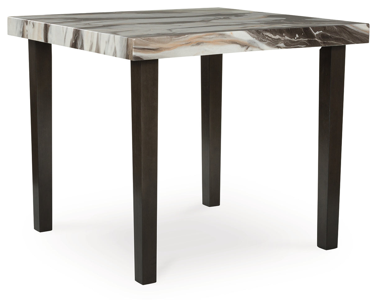 Jeshina Counter Height Dining Table and 4 Barstools