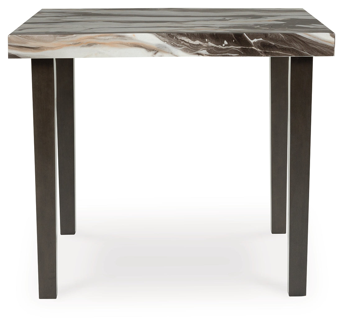Jeshina Counter Height Dining Table and 4 Barstools