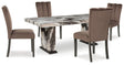 Furniture City Houma - Ashley Furniture - Jeshina Dining Table and 4 Chairs - Dining Table and 4 Chairs - PCD581D2
