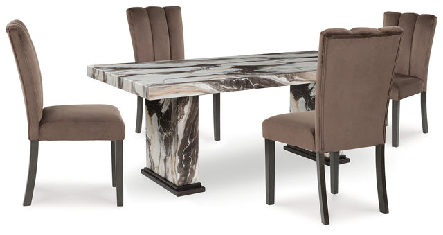 Furniture City Houma - Ashley Furniture - Jeshina Dining Table and 4 Chairs - Dining Table and 4 Chairs - PCD581D2