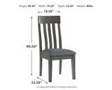 Hallanden Dining Table, 6 Chairs and Server