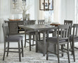 Furniture City Houma - Ashley Furniture - Hallanden Counter Height Dining Extension Table - RECT DRM Counter EXT Table / Gray - D589-42