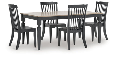 Brenkerton Dining Table and 4 Chairs
