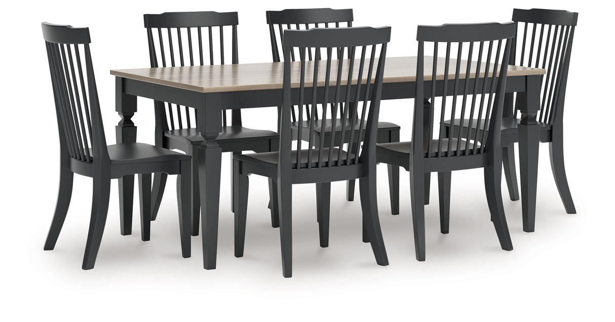 Brenkerton Dining Table and 6 Chairs