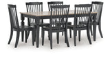 Brenkerton Dining Table and 6 Chairs