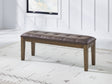 Furniture City Houma - Ashley Furniture - Urbinforte 50" Dining Bench - Large UPH Dining Room Bench - PCD592-00
