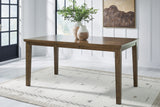 Urbinforte Counter Height Extension Dining Table, 4 Barstools and Bench