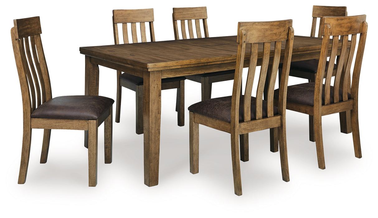 Urbinforte Extension Dining Table and 6 Chairs