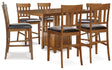 Furniture City Houma - Ashley Furniture - Ralene Counter Height Dining Table and 6 Barstools - Counter Height Dining Table and 6 Barstools - D594D5