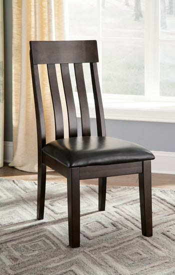 Furniture City Houma - Ashley Furniture - Haddigan Dining Chair (Set of 2) - Dining Chair (Set of 2) / Dark Brown - D596-01X2