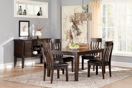 Furniture City Houma - Ashley Furniture - Haddigan Dining Room - Counter Height Barstool (Set of 2) / Dark Brown - D596-224X2