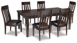 Furniture City Houma - Ashley Furniture - Haddigan Dining Table and 6 Chairs - Dining Table and 6 Chairs - D596D3