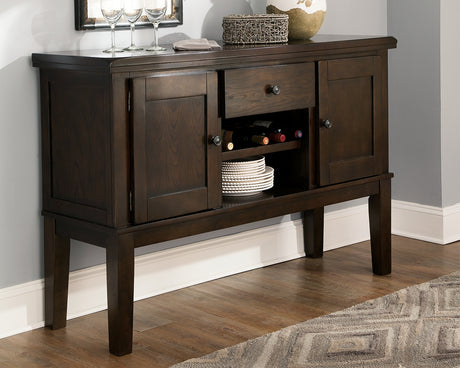 Furniture City Houma - Ashley Furniture - Haddigan Dining Server - Dining Room Server / Dark Brown - D596-60
