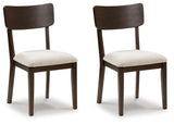 Furniture City Houma - Ashley Furniture - Mallenette Dining Chair (Set of 2) - Dining Chair (Set of 2) / Merlot - PCD607-07X2