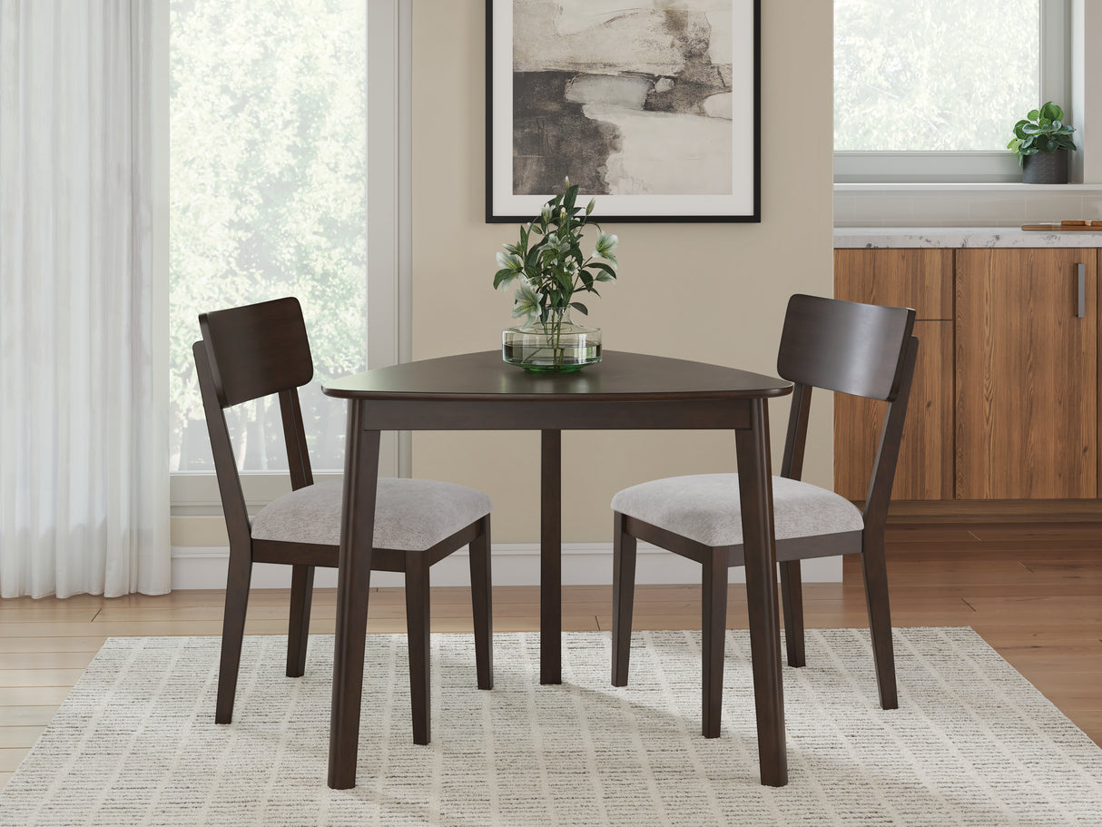 Furniture City Houma - Ashley Furniture - Mallenette Dining Table and 2 Chairs - Dining Table and 2 Chairs - PCD607D1