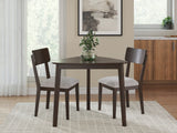 Furniture City Houma - Ashley Furniture - Mallenette Dining Table and 2 Chairs - Dining Table and 2 Chairs - PCD607D1