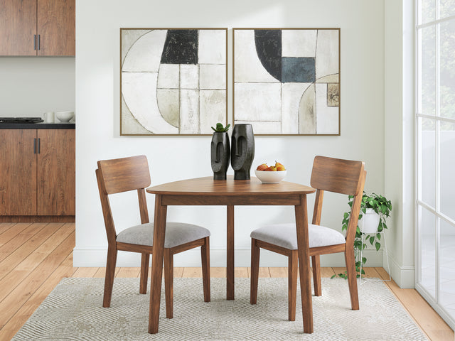 Furniture City Houma - Ashley Furniture - Tameride Dining Table and 2 Chairs - Dining Table and 2 Chairs - PCD609D1