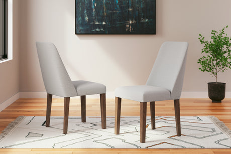 Furniture City Houma - Ashley Furniture - Lyncott Dining Chair (Set of 2) - Dining Chair (Set of 2) / Gray/Brown - D615-01X2