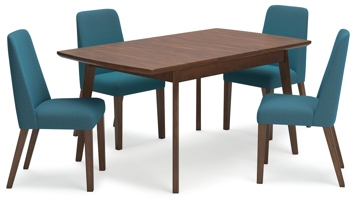Lyncott Extension Dining Table and 4 Chairs
